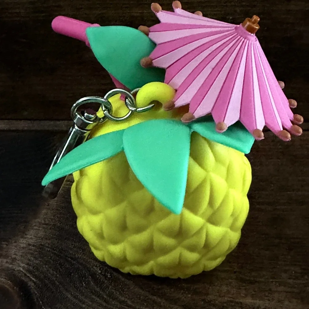 Bath & Body Works Pineapple & Popsicle PocketBac Hand Sanitizer Holder Set 2pc